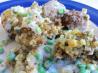Layered Meatball Bake. Recipe by MsSally