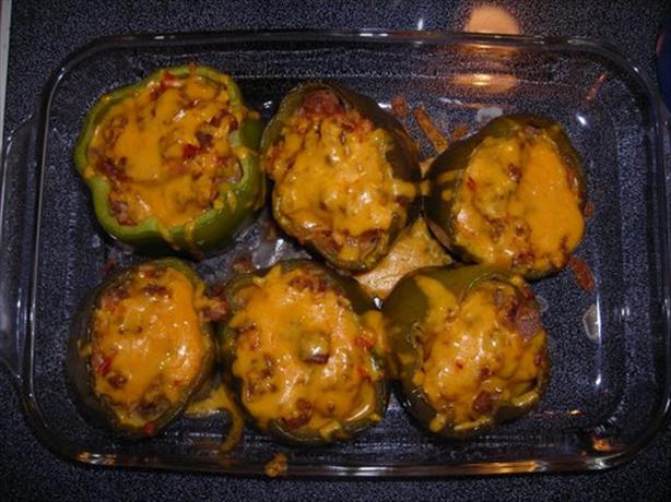 Grandma's Simple Stuffed Bell Peppers. Photo by Don't Touch The Buns