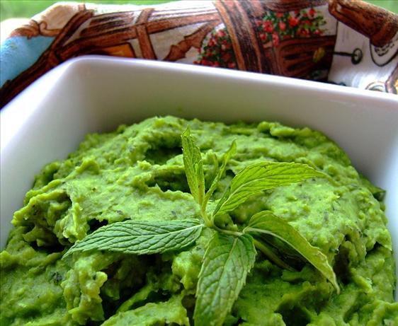 Auntie Fanny's Pea and Mint Mash. Photo by Zurie