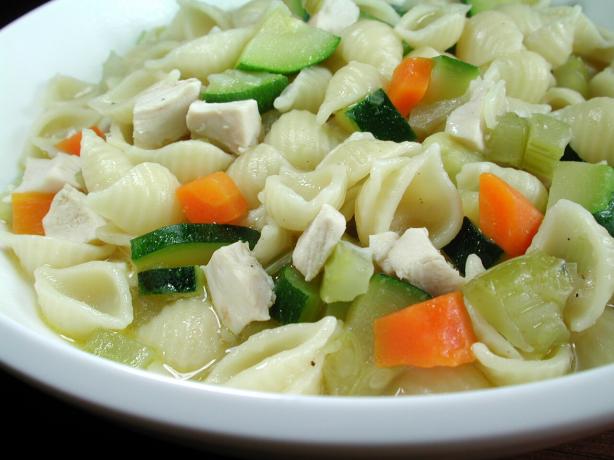 Chicken and Zucchini Soup. Photo by Chef floWer