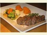 Marinated Bison/Buffalo Steaks With Sauce