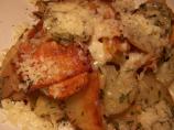 Fried Potatoes With Cheese and Herbs