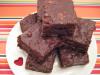 Choc- Almond Fudge Squares. Recipe by Luschka