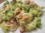 Pierogie Broccoli and Ham Bake