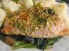 Broiled Salmon With Garlic, Mustard and Herbs