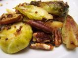 Shredded Brussels Sprouts & Pecans Salad