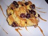 Blueberry Bread Pudding With Caramel Sauce. Recipe by Ceezie