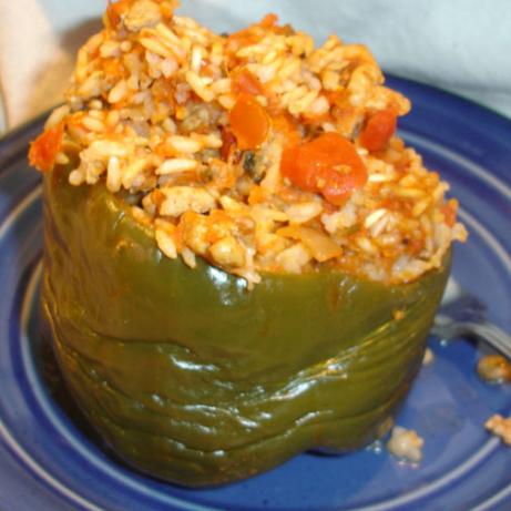 Mexican Stuffed Bell Peppers. Photo by BakinBaby