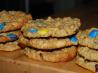 Oats and Peanut Butter Giant Cookies