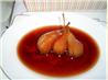 Pears in Red Wine. Recipe by C-J from the UK