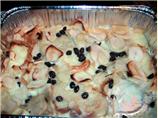 Bird's Apple Bread Pudding (Flambe')