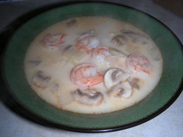 Tom Kha (Coconut Soup) With Shrimp, Easy. Photo by Erin K. Brown
