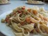 Vegan Artichoke and Tomato Alfredo. Recipe by hipbonez