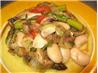 Butter Bean and Spring Veggie Saute With Polenta. Recipe by Chickee