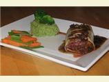 Stuffed Ostrich Fillet With Truffle Sauce