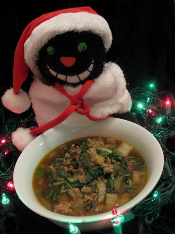 Chicken and Bok Choy Soup. Photo by Engrossed