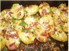 Roasted Potatoes With Bacon, Cheese, and Parsley. Recipe by MarraMamba