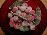 Sugared Cranberries and Sage Leaves