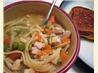 Low Fat Chicken Noodle Soup for 2