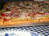 Pampered Chef - 3-Cheese Garden Pizza. Recipe by Canadian Jane