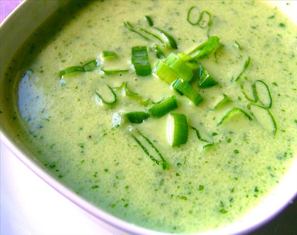 Summery Green Gazpacho. Photo by Zurie