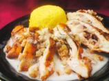 Stuffed Chicken in a Blue Cheese and Pecan Sauce