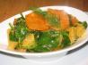 Wilted Spinach Salad With Roasted Kumara (Sweet Potato)