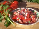 Cold Tomato & Cheese Salad. Photo by luvcook'n