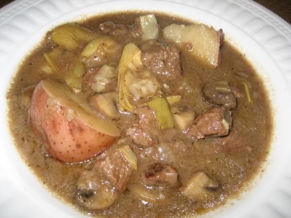 Mom's Beef Burgundy Stew. Photo by Halcyon Eve