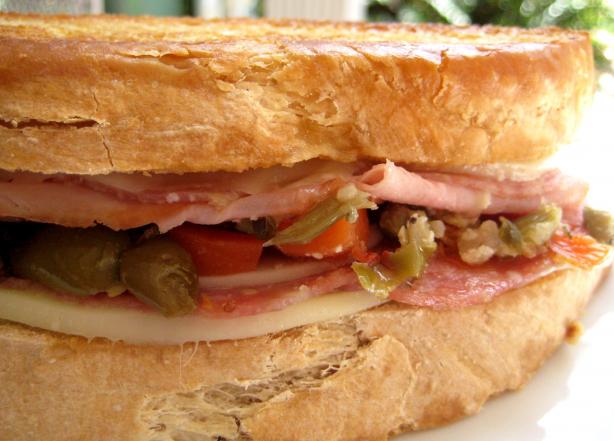 Muffuletta Panini. Photo by gailanng