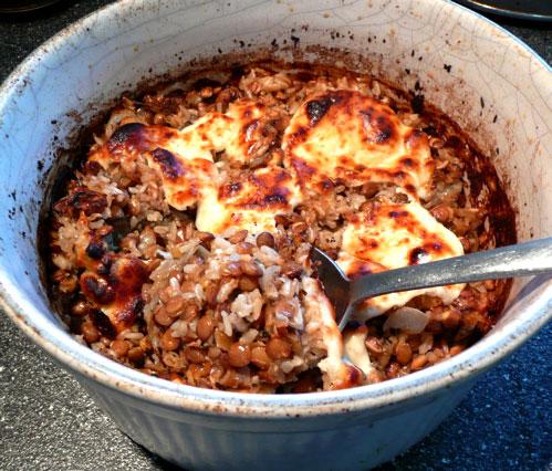 Herbed Lentils and Rice. Photo by Mikekey