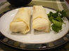 Golden Fried Salmon Spring Rolls With Lime Chili Mayo Sauce