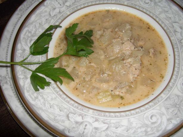 Buttermilk Salmon Chowder. Photo by mersaydees