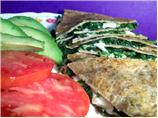 Tortillas With Spinach and Mozzarella Cheese