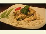 Chilli Chicken With Basil Coconut Cream