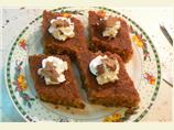 Karithopasta -  Greek Walnut Syrup Cake