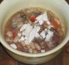 Minestrone With Mushrooms and Feta. Recipe by Serah B.