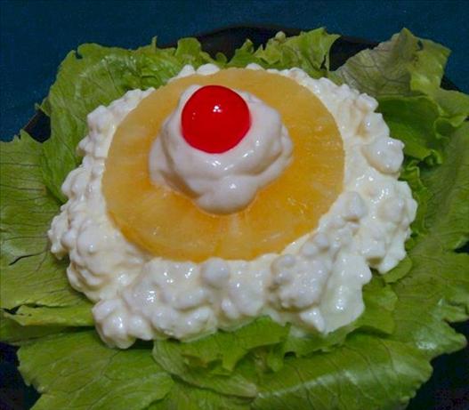 Easy Elegant Cottage Cheese and Pineapple Salad. Photo by Summerwine
