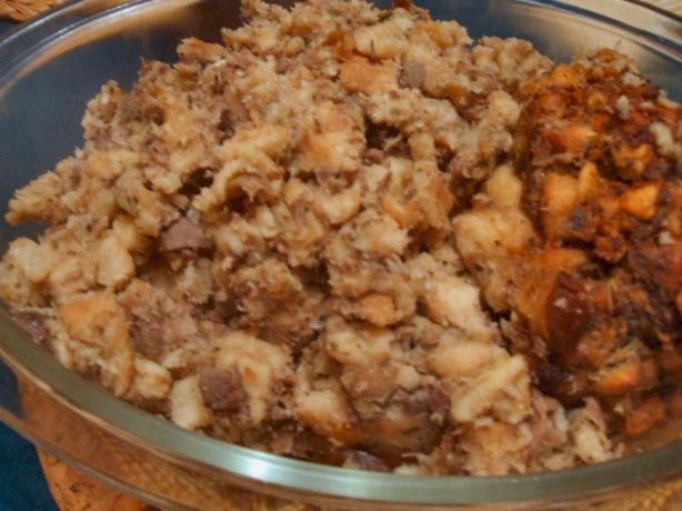 Homemade Giblet Stuffing for Turkey or Chicken. Photo by Summerwine