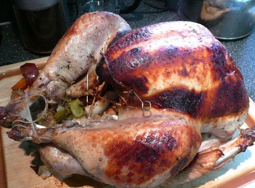 Maple Apple Roasted Turkey. Photo by Mikekey