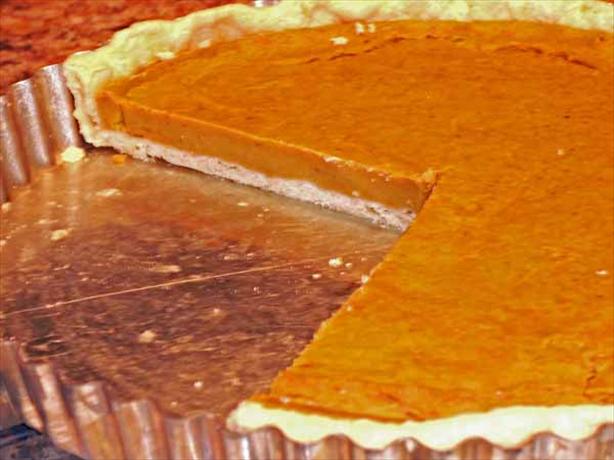 Pumpkin Custard Tart (Vegan). Photo by Chef Joey Z.