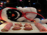 Almond Ham Roll-Ups