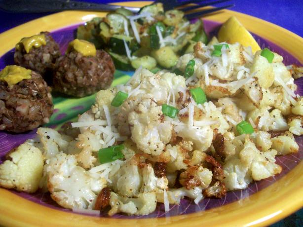 Oven-Roasted Cauliflower With Garlic, Olive Oil and Lemon. Photo by Sharon123