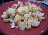 Oven-Roasted Cauliflower With Garlic, Olive Oil and Lemon. Photo by LizAnn