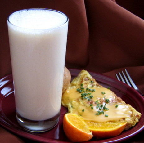 Orange Yogurt Beverage. Photo by Annacia
