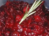 Honey-Lemon Cranberry Sauce With Rosemary