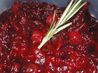 Honey-Lemon Cranberry Sauce With Rosemary