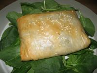 Chicken, Cheese and Mushroom Strudels