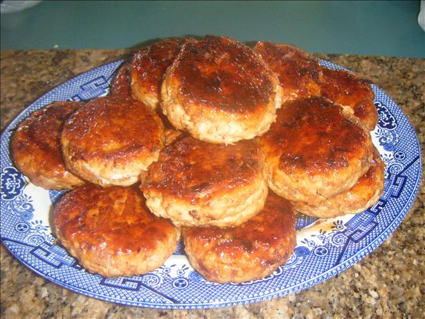 Honey Soy Glazed Chicken Burgers/Rissoles. Photo by Stacey Q