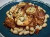 The Cannellini Bean Marries the Pink Shrimp - Longmeadow Farm. Recipe by Andi of Longmeadow Farm